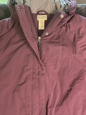 Duluth Trading Co Black Hills Water Repellent Parka Womens XL Quilted Thinsulate